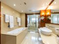 ANYA Sunseeker Yacht 40m - master cabin bathroom ANYA Sunseeker Yacht 40m - master cabin bathroom