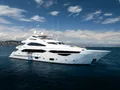 ANYA Sunseeker Yacht 40m - side profile anchored ANYA Sunseeker Yacht 40m - side profile anchored