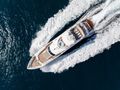 ANYA Sunseeker Yacht 40m - top aerial shot ANYA Sunseeker Yacht 40m - top aerial shot