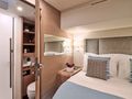 APHAEA Fountaine Pajot Alegria 67 - VIP cabin 3 and bathroom entrance APHAEA Fountaine Pajot Alegria 67 - VIP cabin 3 and bathroom entrance