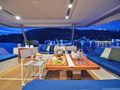 APHAEA Fountaine Pajot Alegria 67 - aft deck dining area APHAEA Fountaine Pajot Alegria 67 - aft deck dining area