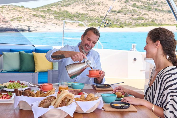 Charter Yacht APHAEA - Fountaine Pajot Alegria 67 - 5 Cabins - Athens - Mykonos - Paros - Cyclades - Greece