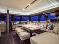APHAEA Fountaine Pajot Alegria 67 - indoor dining set up APHAEA Fountaine Pajot Alegria 67 - indoor dining set up