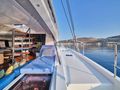 APHAEA Fountaine Pajot Alegria 67 - side walkway APHAEA Fountaine Pajot Alegria 67 - side walkway