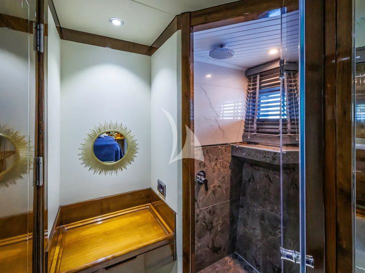 APNA Saba Yacht Custom 34m - VIP cabin 4 bathroom APNA Saba Yacht Custom 34m - VIP cabin 4 bathroom