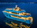 APNA Saba Yacht Custom 34m - anchored at night APNA Saba Yacht Custom 34m - anchored at night