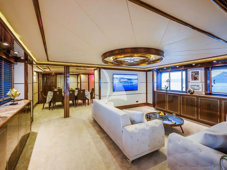 APNA Saba Yacht Custom 34m - saloon seating APNA Saba Yacht Custom 34m - saloon seating