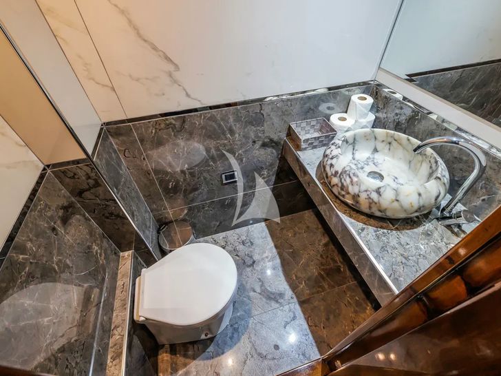 APNA Saba Yacht Custom 34m - twin cabin bathroom APNA Saba Yacht Custom 34m - twin cabin bathroom