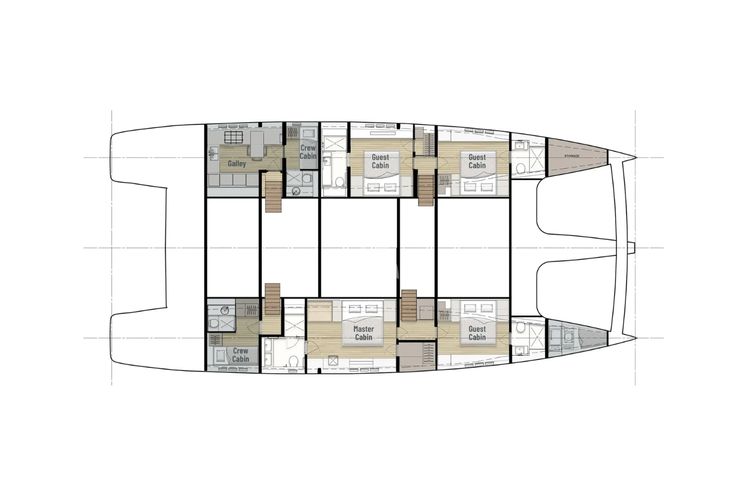 Layout for APOLLO 99 Sunreef 80 Eco - layout