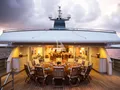 AQUA BLU Brooke Marine 60m - alfresco dining set up AQUA BLU Brooke Marine 60m - alfresco dining set up