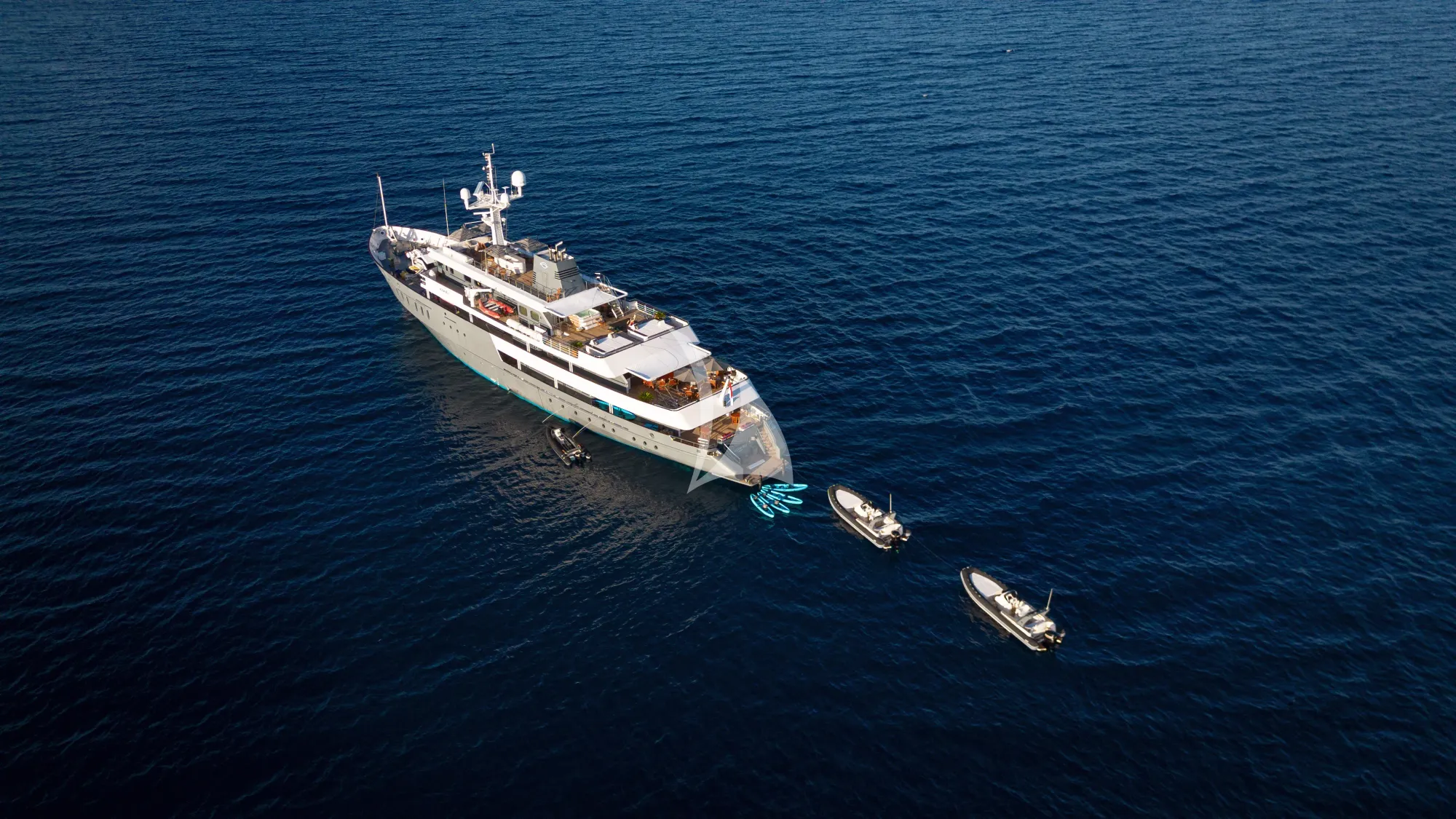 Charter Yacht AQUA BLU - Brooke Marine 60m - 15 Cabins - Komodo National Park,Spice Islands and Raja Ampat