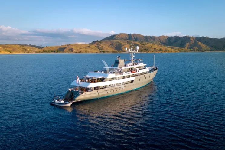 Charter Yacht AQUA BLU - Brooke Marine 60m - 15 Cabins - Komodo National Park,Spice Islands and Raja Ampat
