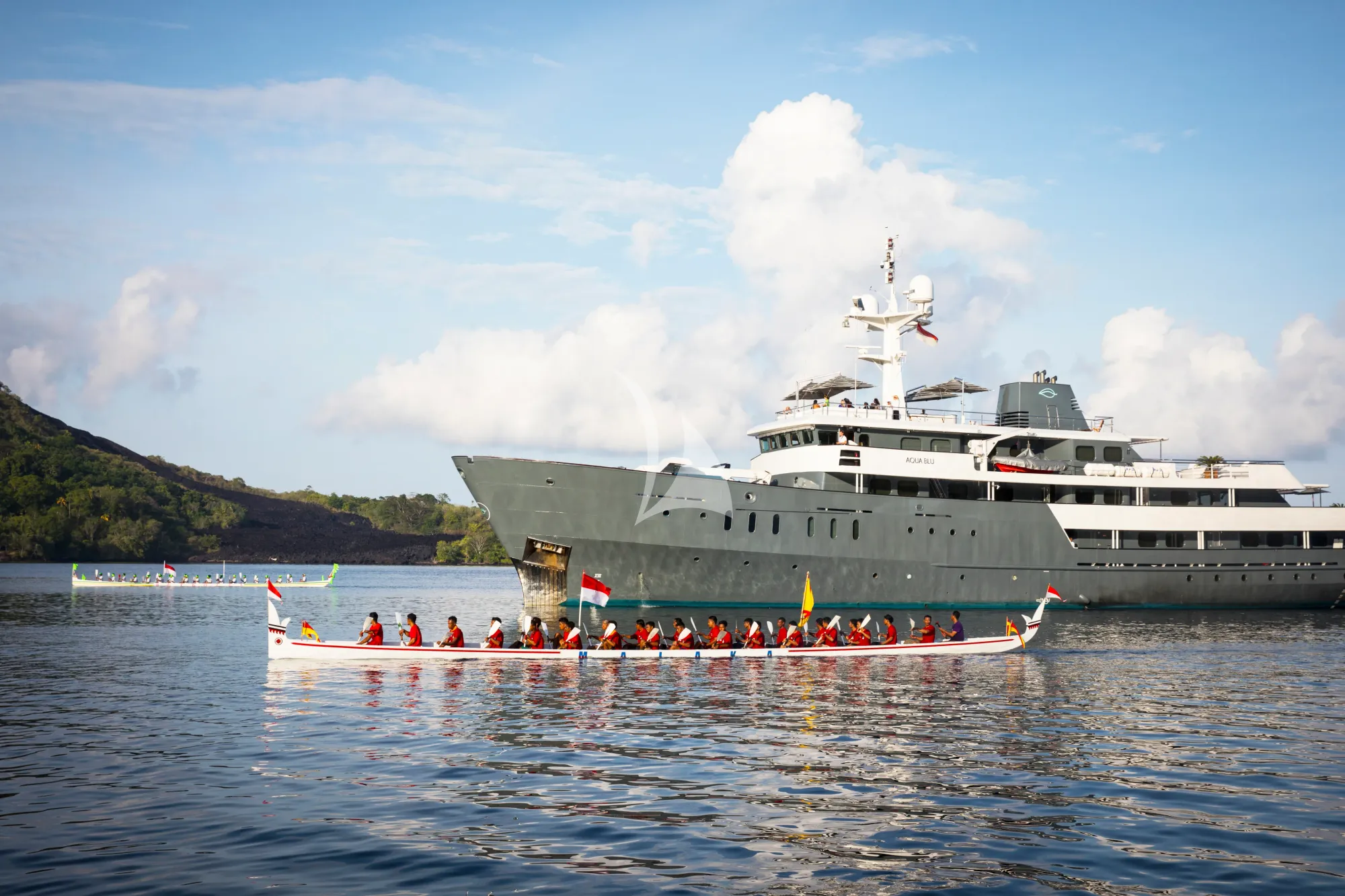 Charter Yacht AQUA BLU - Brooke Marine 60m - 15 Cabins - Komodo National Park,Spice Islands and Raja Ampat