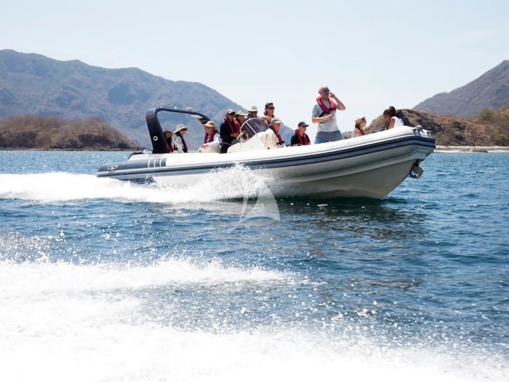 AQUA BLU Brooke Marine 60m - guests on the tender AQUA BLU Brooke Marine 60m - guests on the tender