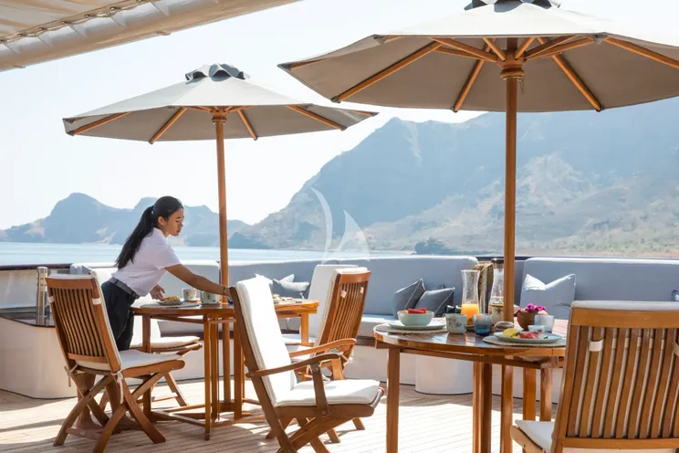Charter Yacht AQUA BLU - Brooke Marine 60m - 15 Cabins - Komodo National Park,Spice Islands and Raja Ampat
