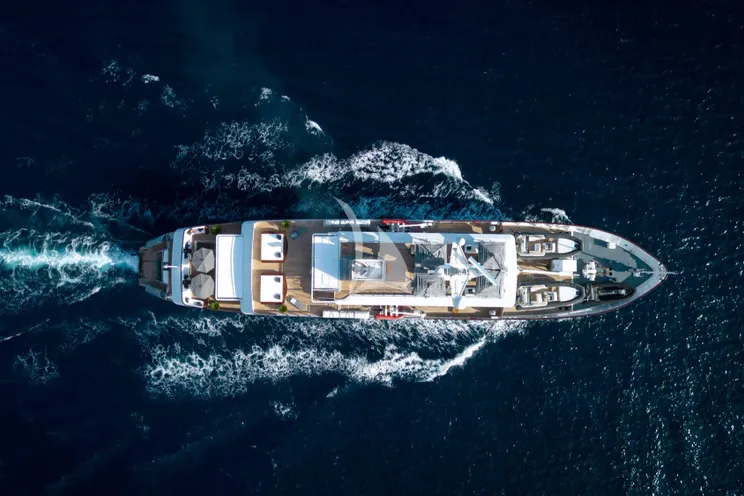 Charter Yacht AQUA BLU - Brooke Marine 60m - 15 Cabins - Komodo National Park,Spice Islands and Raja Ampat