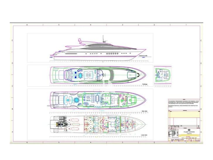 AQUANOVA Palmer Johnson 150 - layout AQUANOVA Palmer Johnson 150 - layout