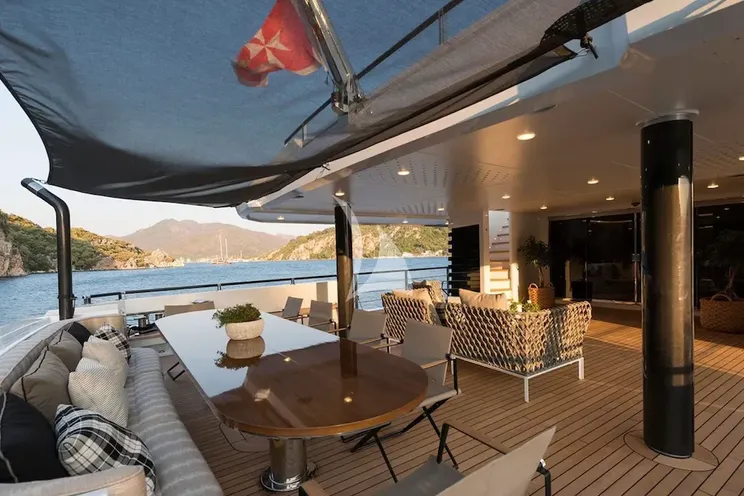 Charter Yacht AQUARIUS - Mengi Yay Yacht 45m - 5 Cabins - Athens - Mykonos - Paros - Cyclades - Greece
