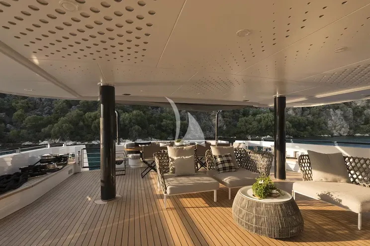 Charter Yacht AQUARIUS - Mengi Yay Yacht 45m - 5 Cabins - Athens - Mykonos - Paros - Cyclades - Greece