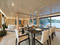 AQUARIUS Mengi Yay Yacht 45m - main dining area AQUARIUS Mengi Yay Yacht 45m - main dining area