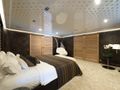 AQUARIUS Mengi Yay Yacht 45m - master cabin bed AQUARIUS Mengi Yay Yacht 45m - master cabin bed