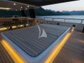 AQUARIUS Mengi Yay Yacht 45m - sundeck sun beds AQUARIUS Mengi Yay Yacht 45m - sundeck sun beds