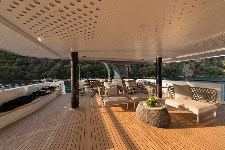 Charter Yacht AQUARIUS - Mengi Yay Yacht 45m - 5 Cabins - Athens - Mykonos - Paros - Cyclades - Greece