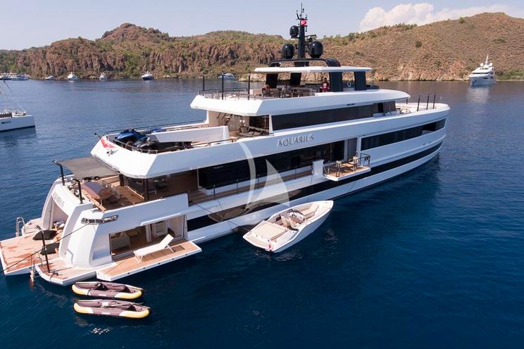 Charter Yacht AQUARIUS - Mengi Yay Yacht 45m - 5 Cabins - Athens - Mykonos - Paros - Cyclades - Greece