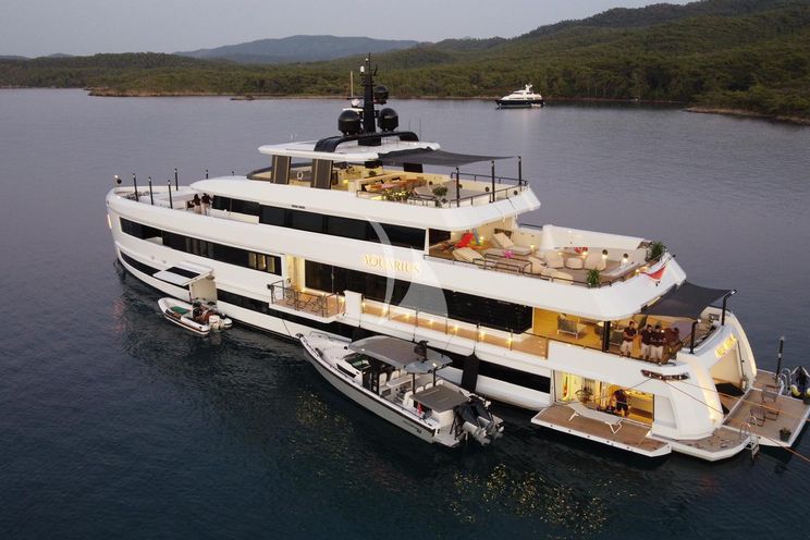 Charter Yacht AQUARIUS - Mengi Yay Yacht 45m - 5 Cabins - Athens - Mykonos - Paros - Cyclades - Greece