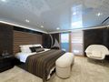 AQUARIUS Mengi Yay Yacht 45m - master cabin bed AQUARIUS Mengi Yay Yacht 45m - master cabin bed
