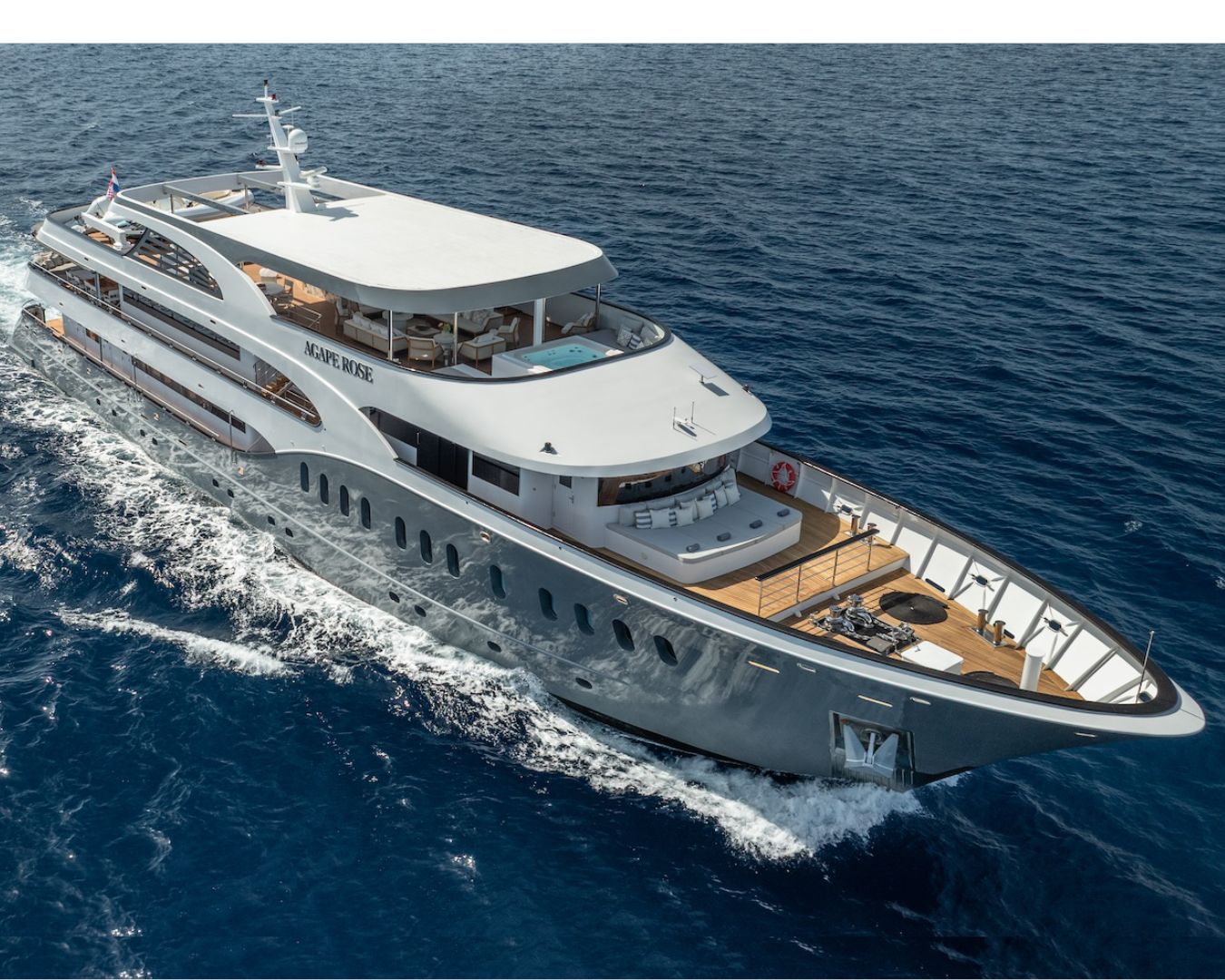 AGAPE ROSE Custom Yacht 48m - profile