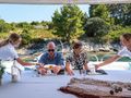 ARAGO Sunseeker 34m Aft Dining 1 ARAGO Sunseeker 34m Aft Dining 1