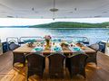 ARAGO Sunseeker 34m Aft Dining ARAGO Sunseeker 34m Aft Dining