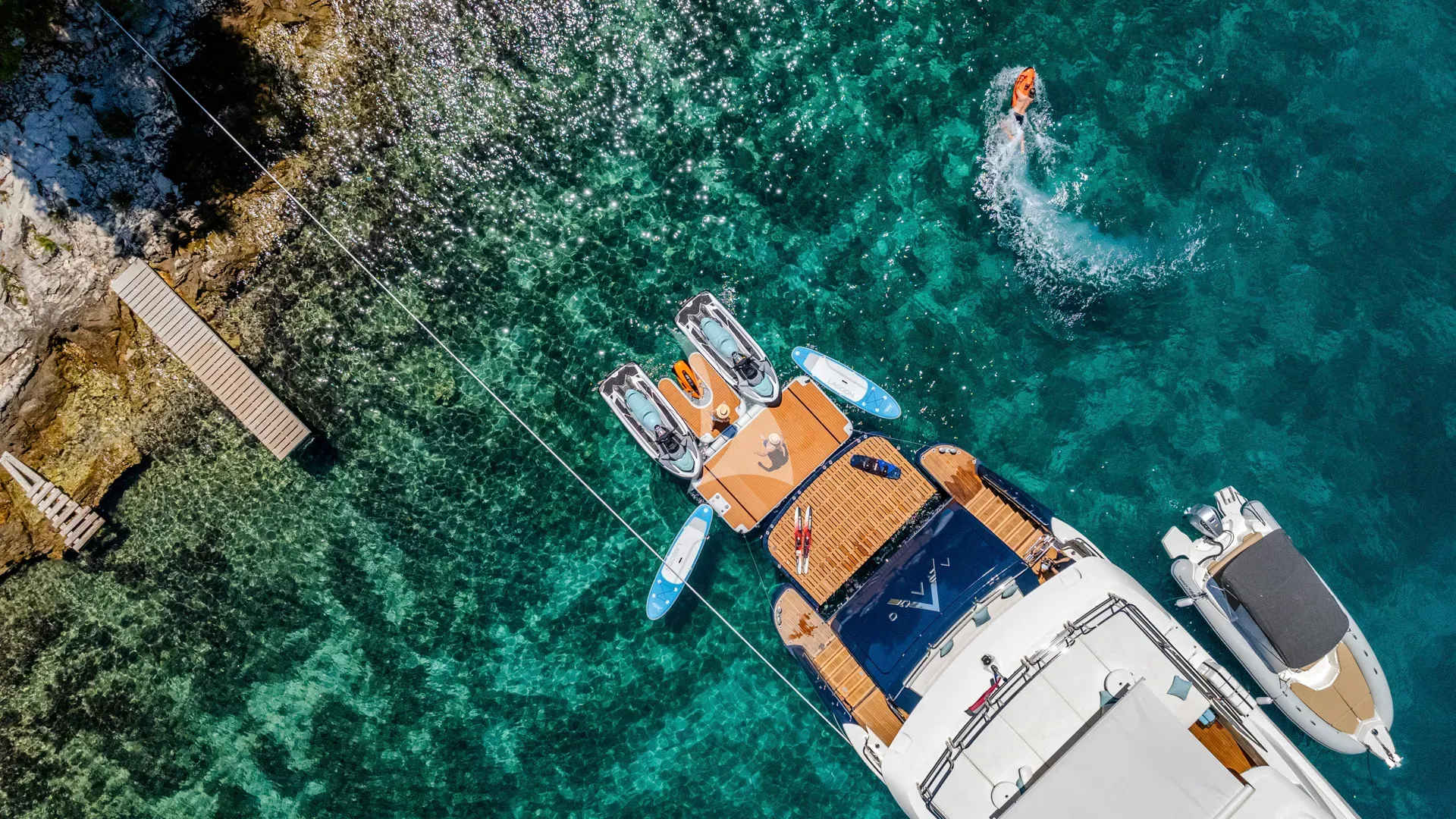 Charter Yacht ARAGO - Sunseeker 34m - 5 Cabins - Trogir - Split - Dubrovnik - Hvar - Croatia - Kotor - Montenegro