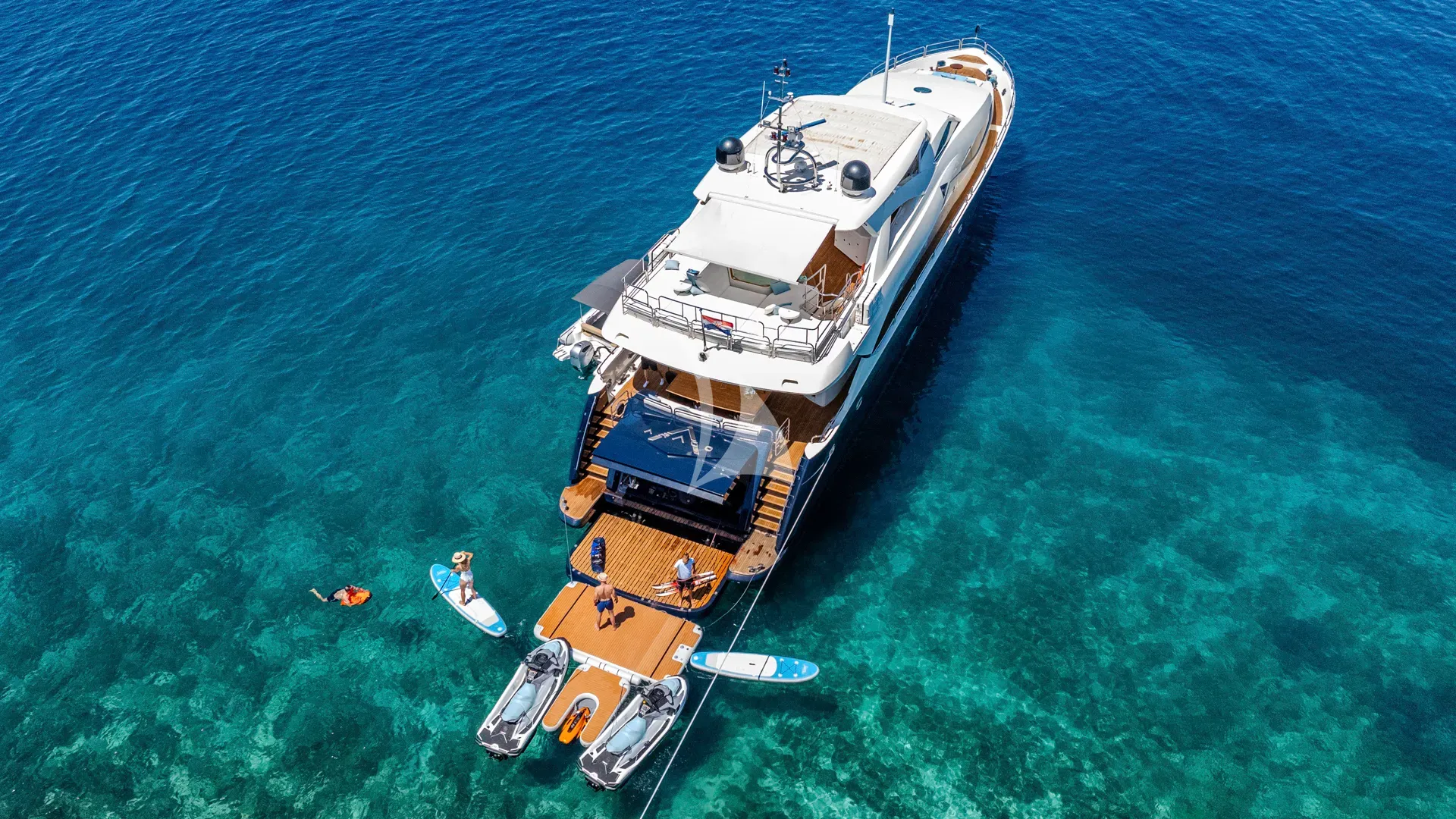 Charter Yacht ARAGO - Sunseeker 34m - 5 Cabins - Trogir - Split - Dubrovnik - Hvar - Croatia - Kotor - Montenegro