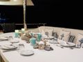 ARCHSEA HG Yachting 31m - alfresco dinner set up ARCHSEA HG Yachting 31m - alfresco dinner set up