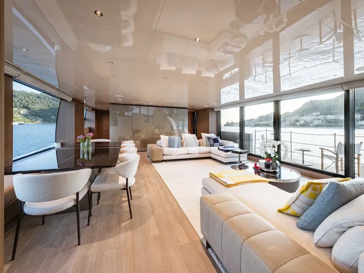 ARESYA Sanlorenzo SL120A - main saloon ARESYA Sanlorenzo SL120A - main saloon