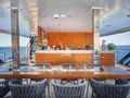 ARGO Custom 55m - alfresco dining area and bar ARGO Custom 55m - alfresco dining area and bar