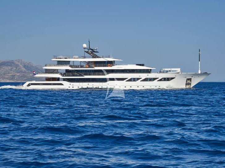 ARGO Custom 55m - side profile ARGO Custom 55m - side profile