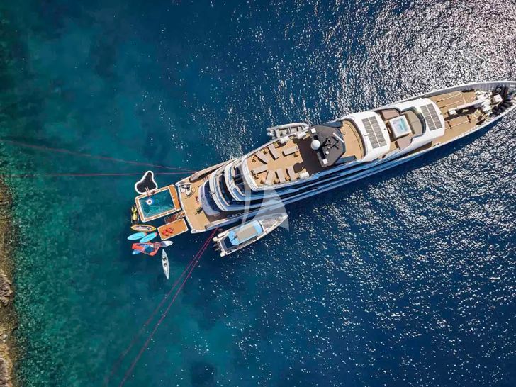 ARGO Custom 55m - top aerial shot ARGO Custom 55m - top aerial shot