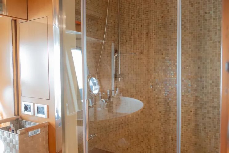 Charter Yacht ARGO V - Ferretti 780 - 4 Cabins - Athens - Mykonos- Paros - Cyclades - Aegean - Greece