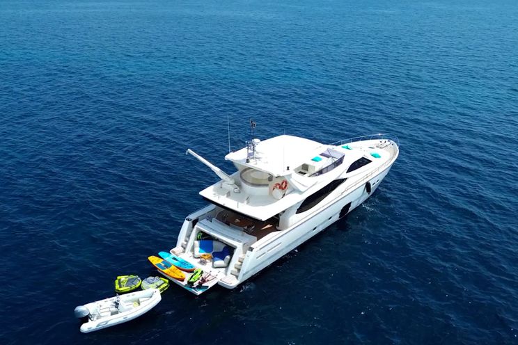 Charter Yacht ARGO V - Ferretti 780 - 4 Cabins - Athens - Mykonos- Paros - Cyclades - Aegean - Greece