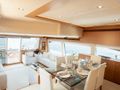 ARGO V Ferretti 780 - saloon and dining area ARGO V Ferretti 780 - saloon and dining area