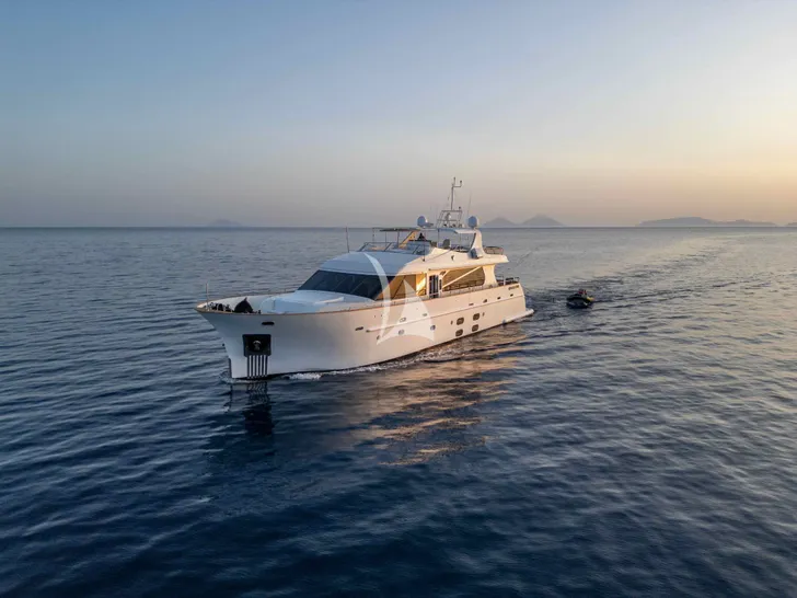 ARIA C.Boat 28m - cruising profile ARIA C.Boat 28m - cruising profile