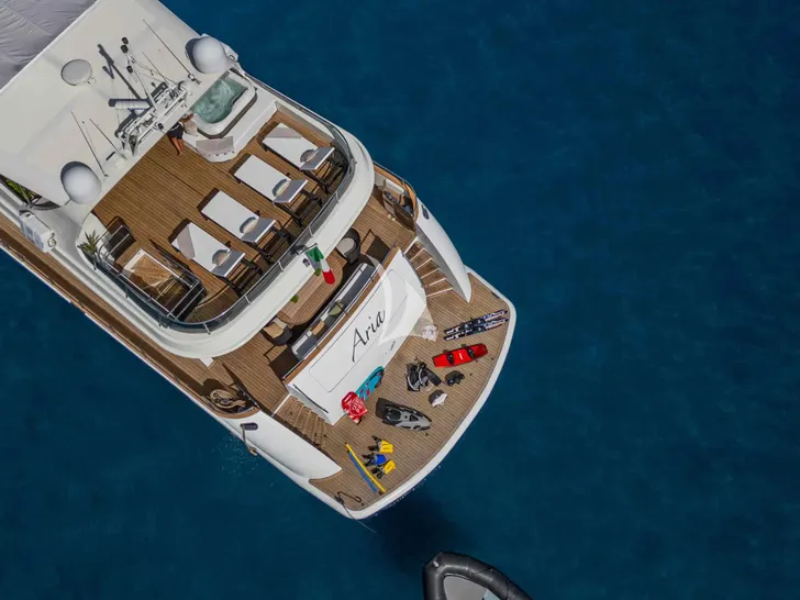 ARIA C.Boat 28m - top aft shot ARIA C.Boat 28m - top aft shot