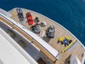 ARIA C.Boat 28m - water toys on the swim platform ARIA C.Boat 28m - water toys on the swim platform
