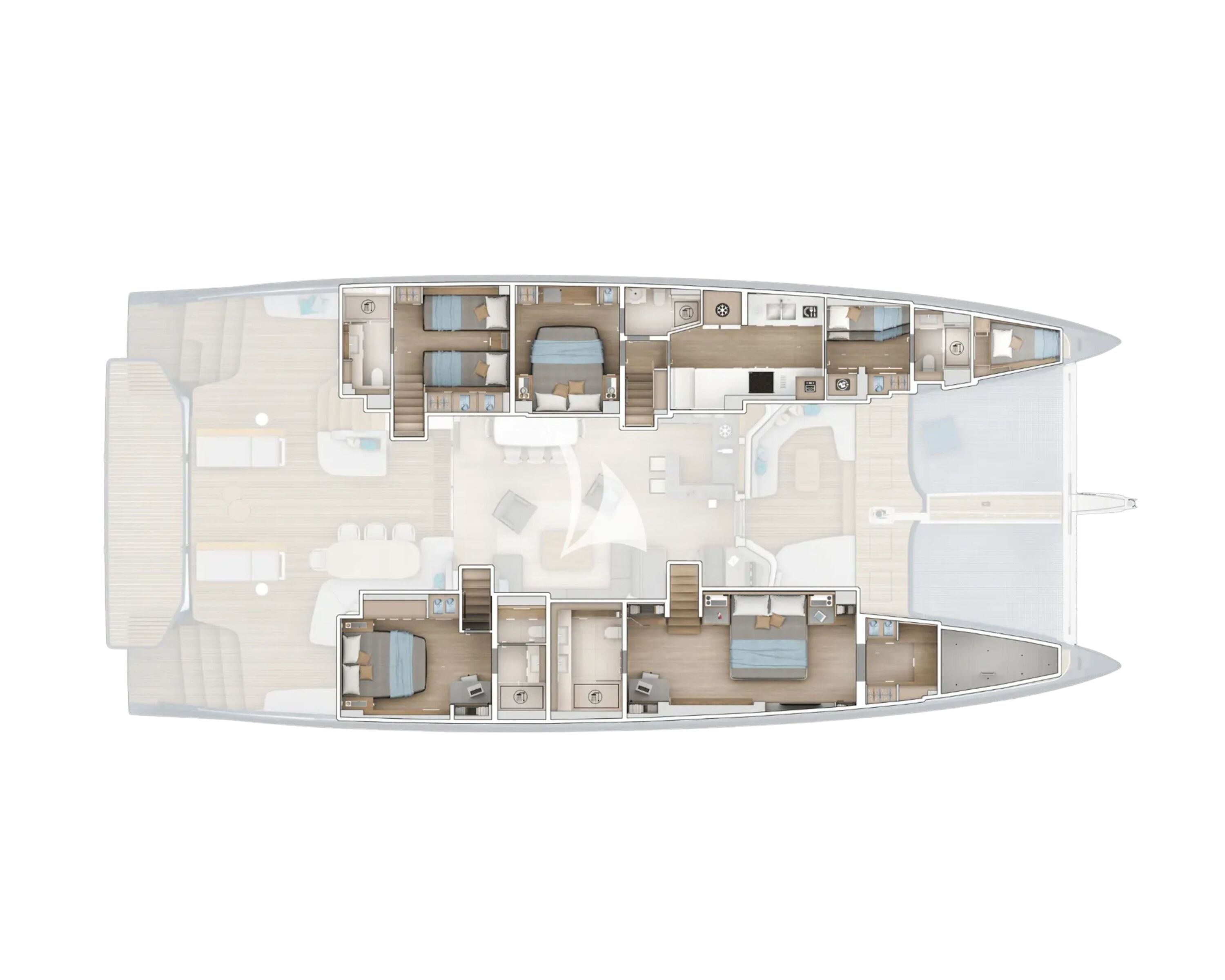 ARKTOS Lagoon Eighty 2 - cabin layout