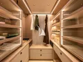 ARKTOS Lagoon Eighty 2 - master cabin walk-in closet ARKTOS Lagoon Eighty 2 - master cabin walk-in closet