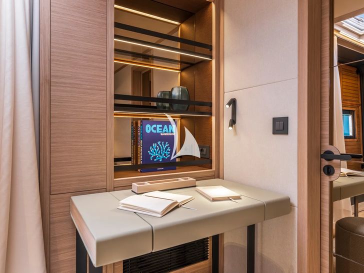 ARKTOS Lagoon Eighty 2 - master cabin work area ARKTOS Lagoon Eighty 2 - master cabin work area