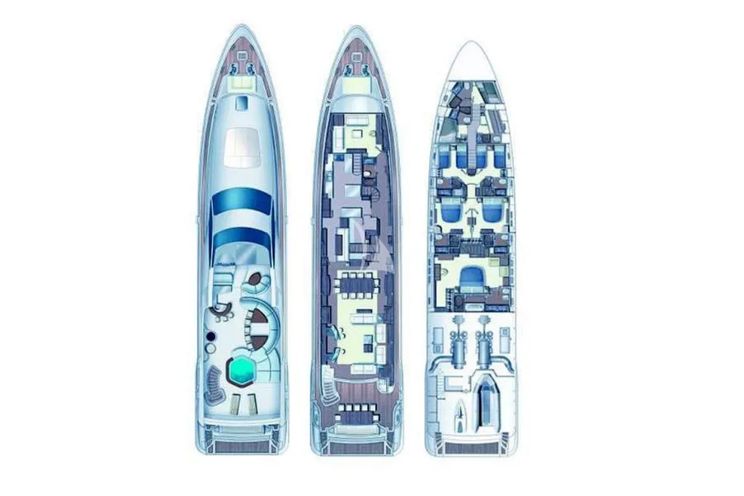 Layout for ARTEMY Azimut 116 - layout